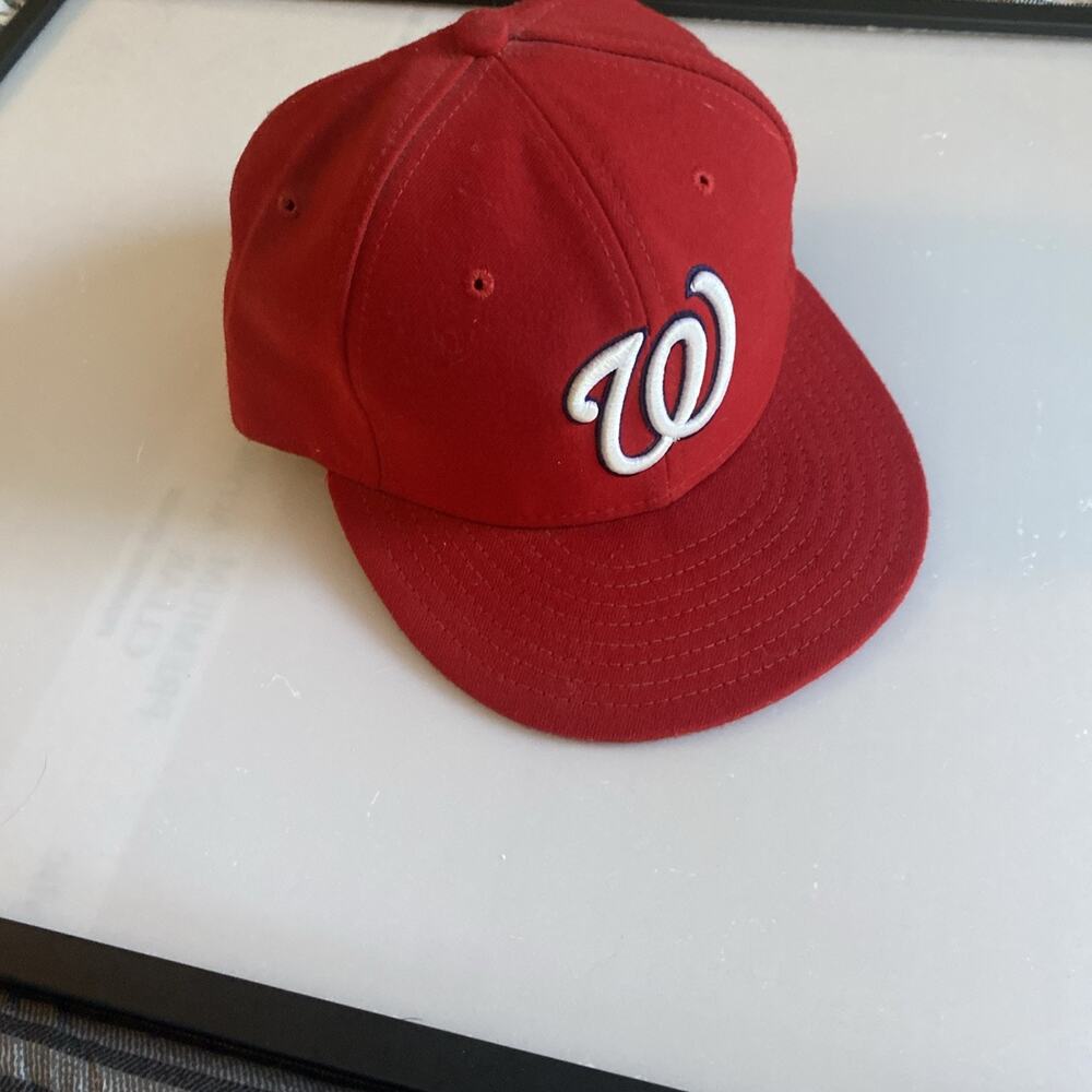 Baseball Cap Washington Nationals New ERA Authentic On Field Cap 7 1/4”